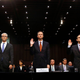 Facbook’s General Counsel Colin Stretch, Twitter’s Acting General Counsel Sean Edgett, and Google’s Senior Vice President and General Counsel Kent Walker, are sworn in for a Senate Intelligence Committee hearing on Russian election activity. (Photo: AP)